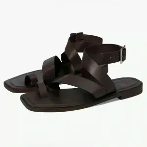Free People Romeo Leather Wrap Sandals Mocha Brown‎ $98 Fairy Peasant Hippie thumbnail 5