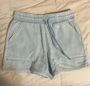 Light blue sweatshorts thumbnail 1