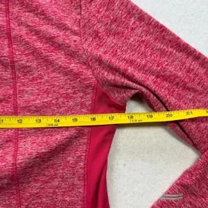 Brooks Equilibrium Women’s Pink Hooded Full Zip Running Jacket Small thumbnail 8