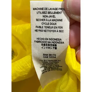 Free‎ People Movement Yellow Babydoll Windbreaker Zip Up Jacket XS Neon thumbnail 3