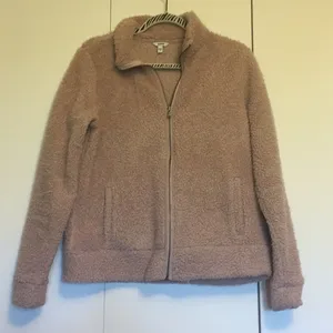 Sonoma Fuzzy zip up sweatshirt thumbnail 1