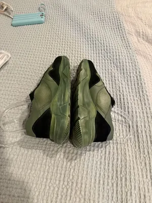 Free People Let's Wander Washed Olive Green Chunky Sneakers Size 38 thumbnail 3