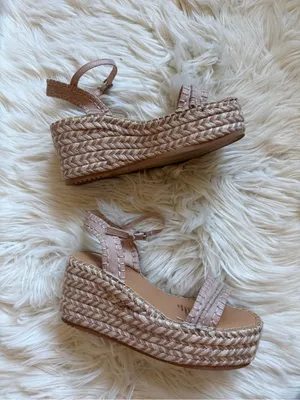 Splendid woven wedge sandals thumbnail 2
