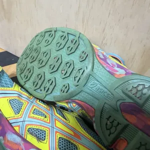 ASICS Gel Frantic 7 Womens 8.5 Running Shoes Neon‎ Multi Color Trainer Lace Up thumbnail 8