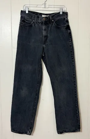 Levi’s ’94 Baggy Jeans Faded Black High Rise Distressed Size 29 thumbnail 1
