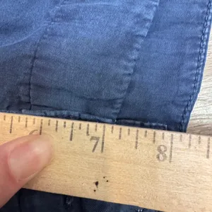 American Eagle Outfitters Navy‎ Blue Cotton Chino Shorts Cuffed Size 4 Y2K 2012 thumbnail 8