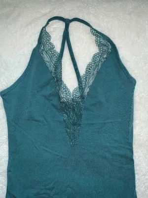 Express Blue Lace Bodysuit thumbnail 6