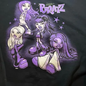 Bratz crewneck sweatshirt xl black purple thumbnail 2