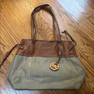 Michael Kors Tan and Brown Tote Bag thumbnail 1