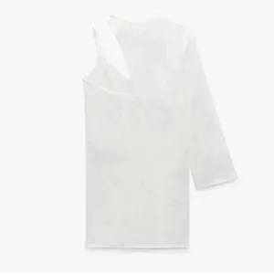 Zara White Mini Dress (Size Medium) thumbnail 7