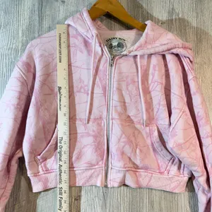 Dairy Boy Full Zip Hoodie Sweatshirt Bubblegum Pink Camo Lounge Viral Size S thumbnail 8