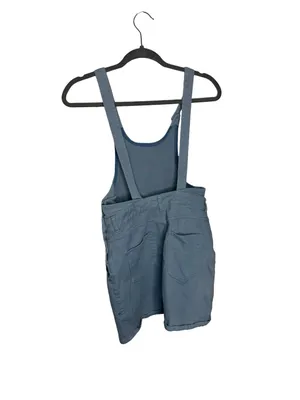 🌤️🩵 Urban Outfitters Blue‎ Denim Overall Mini Dress Size 6 🩵🌤️ thumbnail 3