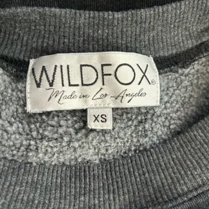 Wildfox Body By Trey Graphic Fleece Sweatshirt XS Charcoal Gray thumbnail 11