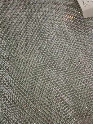 Klesis Silver Sheer Mesh Long-Sleeve Top thumbnail 3