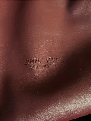 Simply Vera Vera Wang Women’s Quilted Burgundy Satchel thumbnail 14