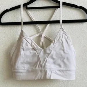 Balance Athletica Vitality White Sports Bra thumbnail 1