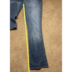 7 For All Mankind A Pocket Jeans Bootcut Flare Low Rise Y2K Denim Size 27 thumbnail 12