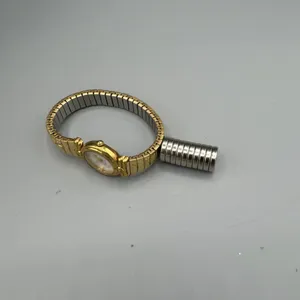Valdawn Fluttering By To Say Hi Watch 2001 Gold Tone Stretch Needs Battery VTG thumbnail 10