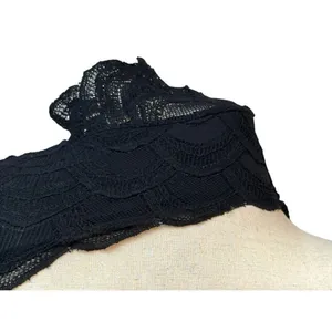 Nightcap Victorian Dress Women XS Black V‎ Neck Short Sleeve Lace Whimsigoth thumbnail 7