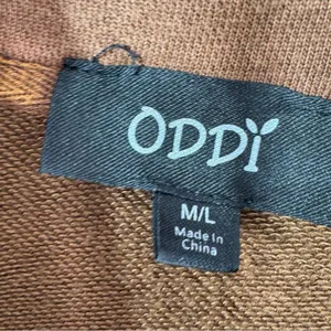 Oddy‎ Shacket Jacket Women Medium Large Brown Distressed Jersey Knit Cropped thumbnail 10