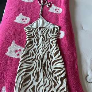 Princess Polly Brown and White Zebra Print dress thumbnail 3