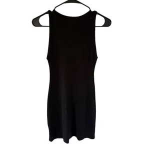 Reformation Roe Black Mini Dress thumbnail 4