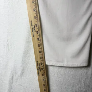 7 For All Mankind White Straight Leg Jeans Women’s Size 32 Stretch Denim thumbnail 12