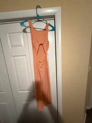 Orange midi dress thumbnail 2