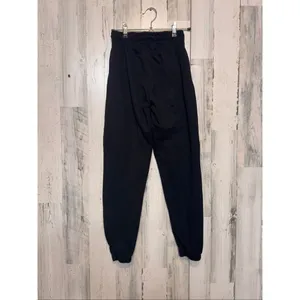 Refuge Athletics Boyfriend Jogger Pants XS Black Elastic Waist Casual Lounge Jog thumbnail 4
