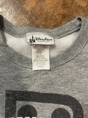 Parks Walt  World Mickey Mouse Sweatshirt Size Medium thumbnail 3