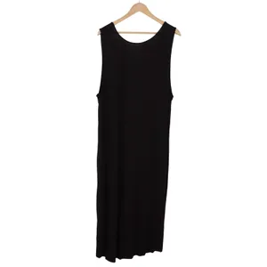 Attention Plus Dress Women 2X Maxi Black High-Low Sleeveless Stretch Excellent thumbnail 5