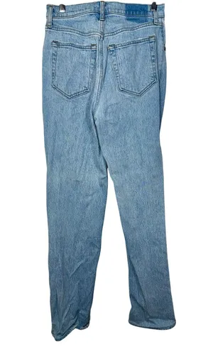 Abercrombie & Fitch 90s Straight Ultra High Rise Denim Distressed Jeans Sz 26 2 thumbnail 2