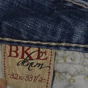 BKE Jeans Womens 34x20 Blue Culture Boot Cut Off Crop Raw Hem DIY Ankle Cropped‎ thumbnail 13