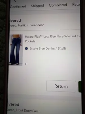 Halara flex low rise flare wash casual jeans thumbnail 6