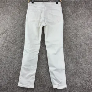 Pilcro & the Letterpress Anthropologie Jeans Womens 27‎ Cream High Rise Slim thumbnail 3