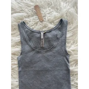 Skims Soft Lounge Tank Top Heather Grey Size XS thumbnail 2