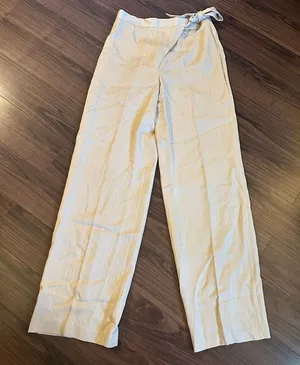 Zanella Corrine with tie front pleated 8 tan thumbnail 1