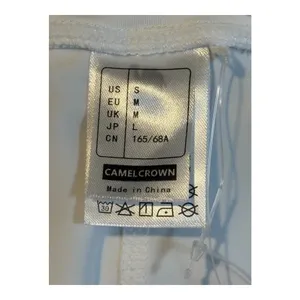 Camel Crown Skort Athletic Skirt‎ Womens Small White Mesh Panel Ruffle Hem NWT thumbnail 6