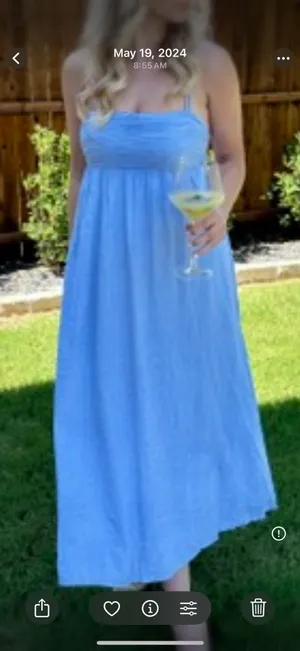 Abercrombie Blue Midi Dress thumbnail 5
