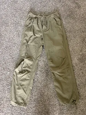 TNA Olive Green Drawstring Joggers thumbnail 1