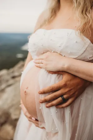 Maternity dress Pink thumbnail 4
