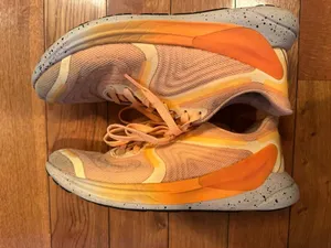 Lululemon Blissfeel Running Shoes Peach | Women’s Size 9 GUC thumbnail 1