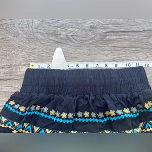 Savannah Jane‎ Mary Tiered Embroidered Skirt size small thumbnail 7