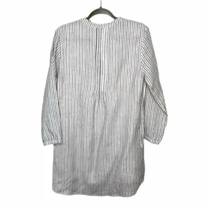 Roller Rabbit Linen‎ Dress Striped Black White XS thumbnail 2