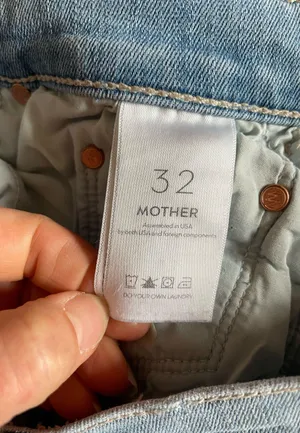 Awesome Mother Denim The Tripper Ankle Fray Jeans in Island Time - Sz 32 thumbnail 6