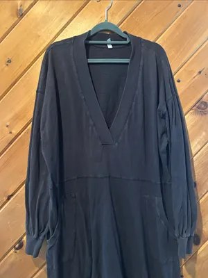 Free People Intimately Just Because Jumpsuit Onesie in Charcoal gray thumbnail 9