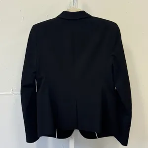 Ann Taylor Petite Single Button Blazer Jacket Size‎ 6P Professional Career Black thumbnail 3