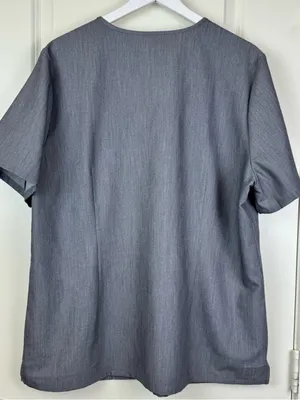 NWT Figs Casma Three Pocket Scrub Top Graphite Size XXL PO# 1327 thumbnail 3