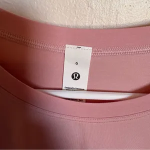 Lululemon Modal Relaxed Fit Lounge Long Sleeve NWT SZ 6 Pink Haze thumbnail 6