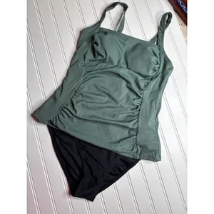NWT Cupshe Lot of 4 Tankini & Swim Bottoms Swimsuit Bathing Suit Beach Summer L thumbnail 7